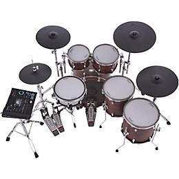 Roland VAD716 V-Drums Acoustic Design Electronic Drum Kit Satin Walnut Finish