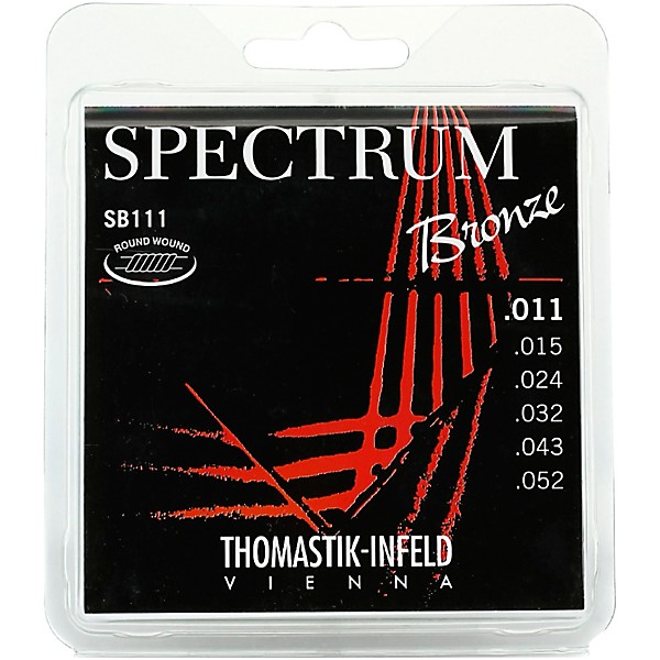 Thomastik Spectrum Bronze Acoustic Guitar Strings Light (11 - 52)