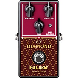 NUX 63 Diamond VOX AC Preamp Reissue Series Pedal Black