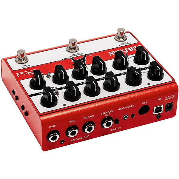 Open Box Friedman IRJ Dual Tube Jake E Lee Signature Dual-Tube Preamp DI+IR Dual-Channel 12AX7 Tubes Effects Pedal Level 1...