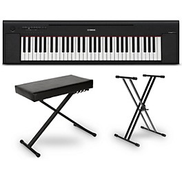 Yamaha Piaggero NP-15 61-Key Portable Keyboard Esse... Yamaha Piaggero NP-15 61-Key Portable Keyboard Essentials Bundle Black