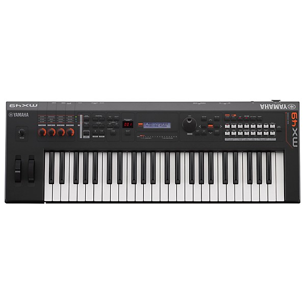 Yamaha MX49 49-Key Music Production Synthesizer Essentials Bundle Black