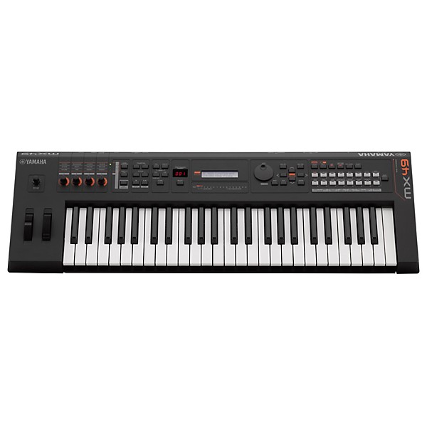 Yamaha MX49 49-Key Music Production Synthesizer Essentials Bundle Black