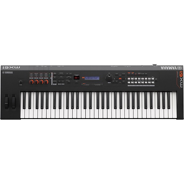 Yamaha MX61 61-Key Music Production Synthesizer Essentials Bundle Black