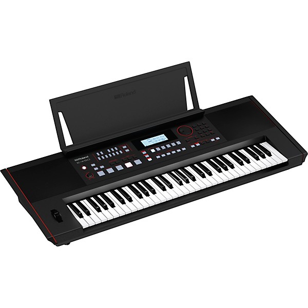 Roland E-X50 Arranger Keyboard Essentials Bundle Black