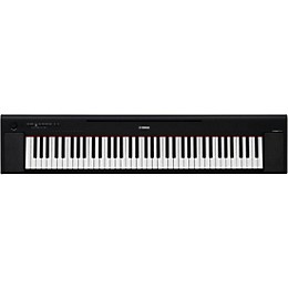 Yamaha Piaggero NP-35 76-Key Portable Keyboard Essentials Bundle Black