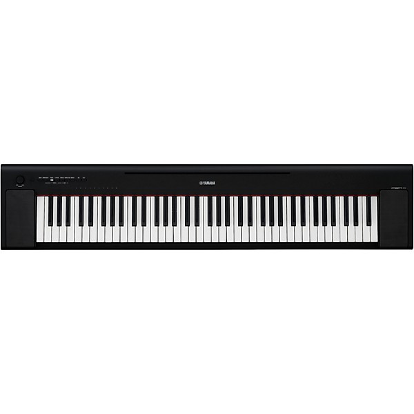 Yamaha Piaggero NP-35 76-Key Portable Keyboard Essentials Bundle Black