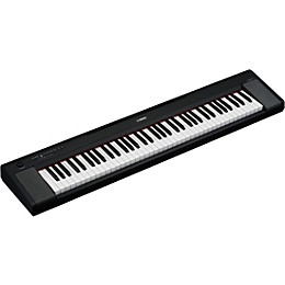 Yamaha Piaggero NP-35 76-Key Portable Keyboard Essentials Bundle Black