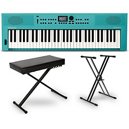 Roland GO:KEYS3 Music Creation Keyboard Essentials Bun... Roland GO:KEYS3 Music Creation Keyboard Essentials Bundle Turquoise