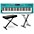 Roland GO:KEYS3 Music Creation Keyboard Essentials Bun... Roland GO:KEYS3 Music Creation Keyboard Essentials Bundle Turquoise