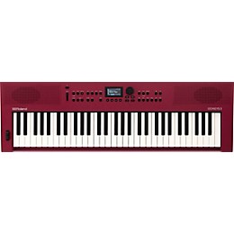 Roland GO:KEYS3 Music Creation Keyboard Essentials Bundle Dark Red