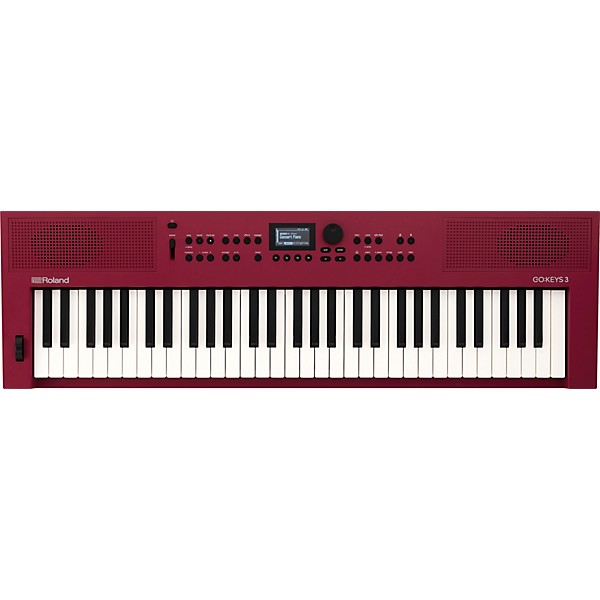 Roland GO:KEYS3 Music Creation Keyboard Essentials Bundle Dark Red