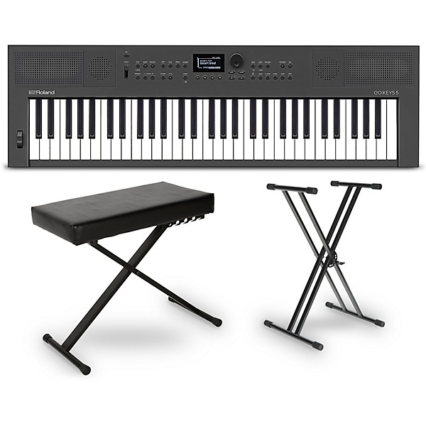 Roland GO:KEYS5 Music Creation Keyboard Essentials Bundle Graphite