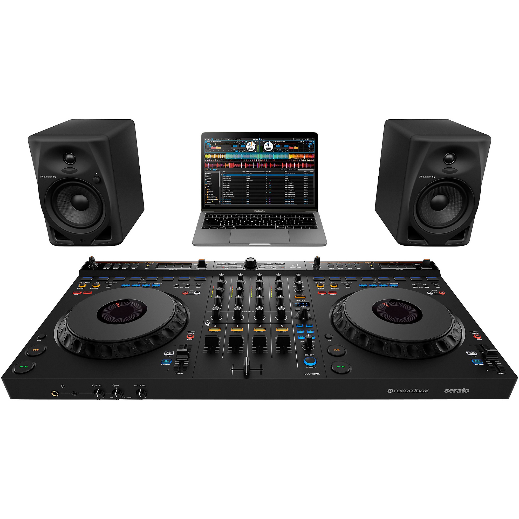 AlphaTheta DDJ-GRV6 Performance DJ Controller With Groove Circuit