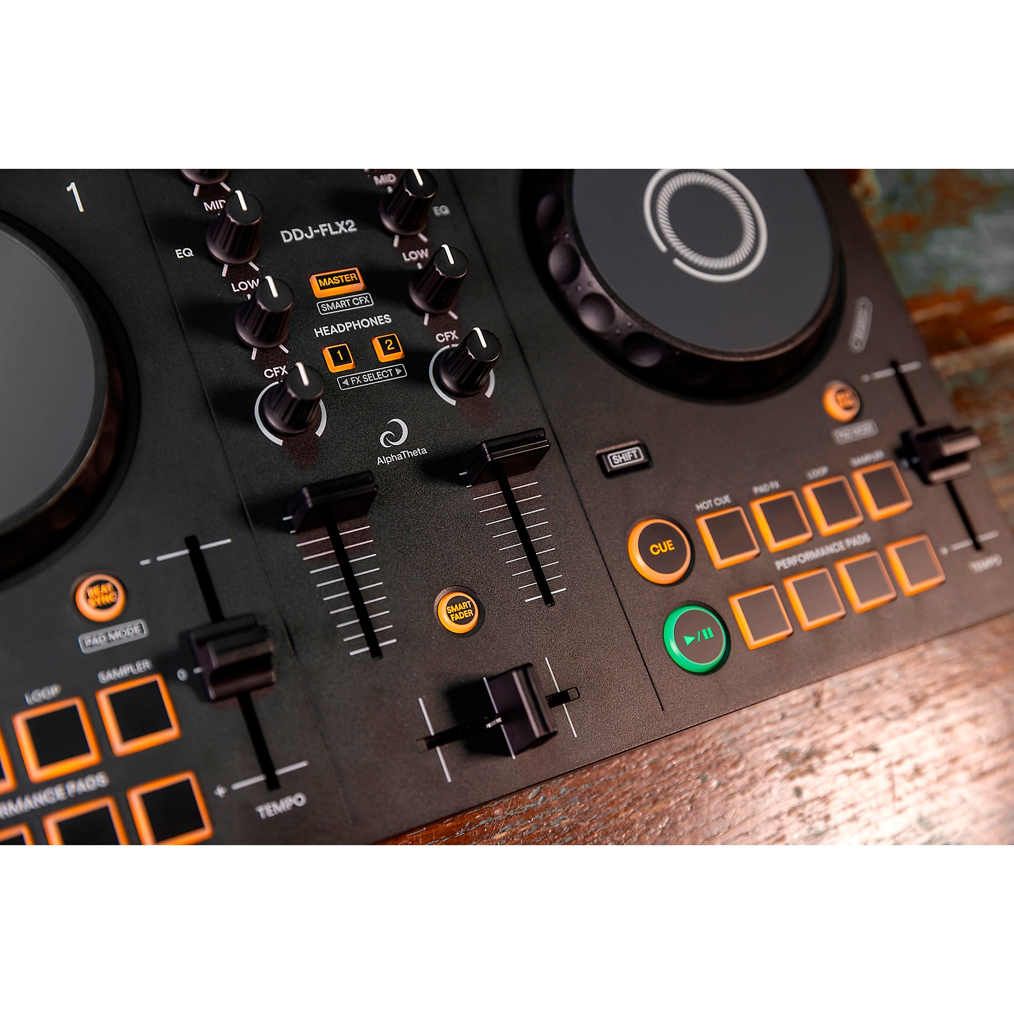 Open Box AlphaTheta DDJ-FLX2 Entry-Level DJ Controller for