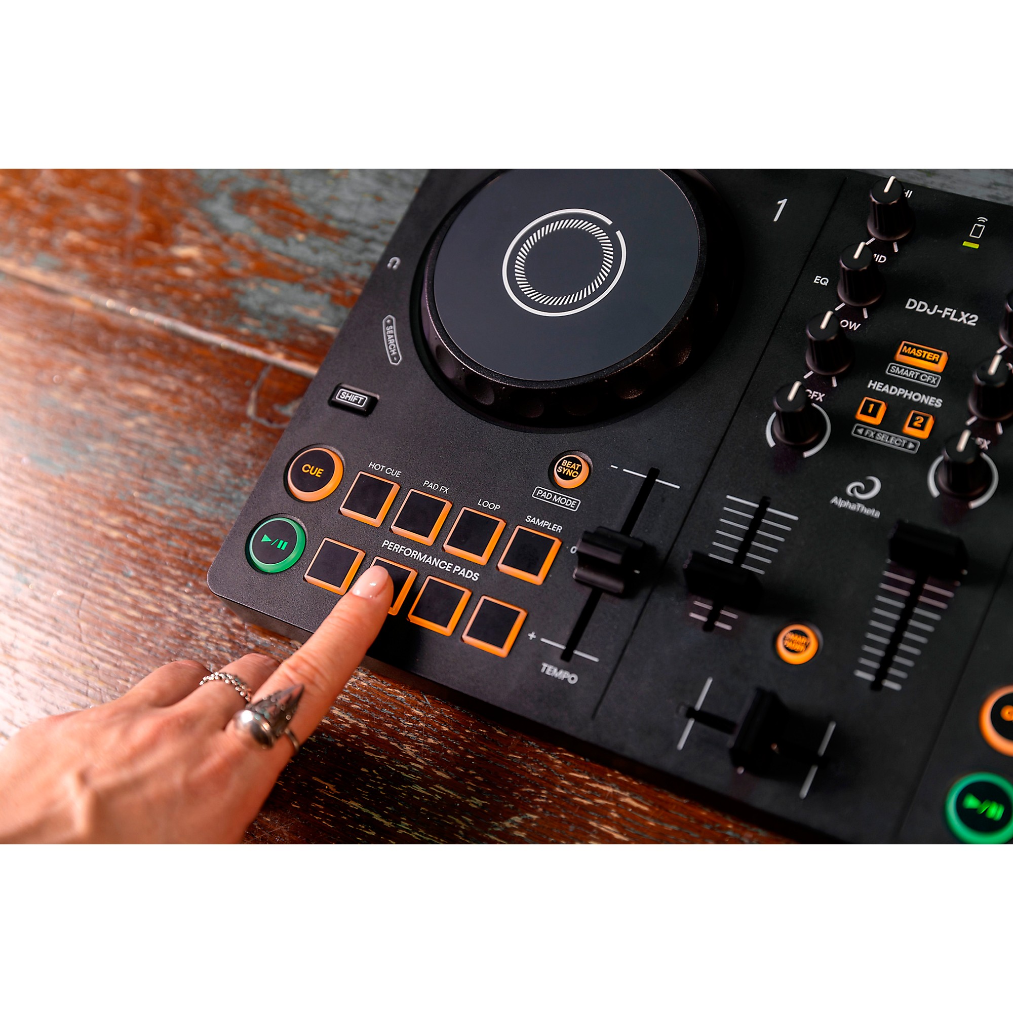 Open Box AlphaTheta DDJ-FLX2 Entry-Level DJ Controller for