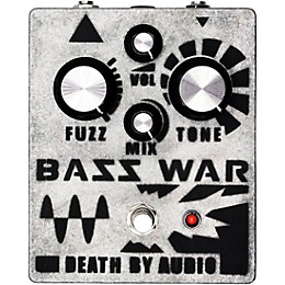 Death By Audio Bass War Fuzz/Distortion/Bass Effects Pedal Silver