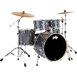 PDP by DW Mainstage 5... PDP by DW Mainstage 5-Piece Complete Drum Set With 22" Bass Drum and Paiste Cymbals Twisted Graphite