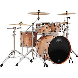 DW Limited-Edition Performance Series Birch 4-Piece Shell Pack With 22" Bass Drum Natural Satin Oil