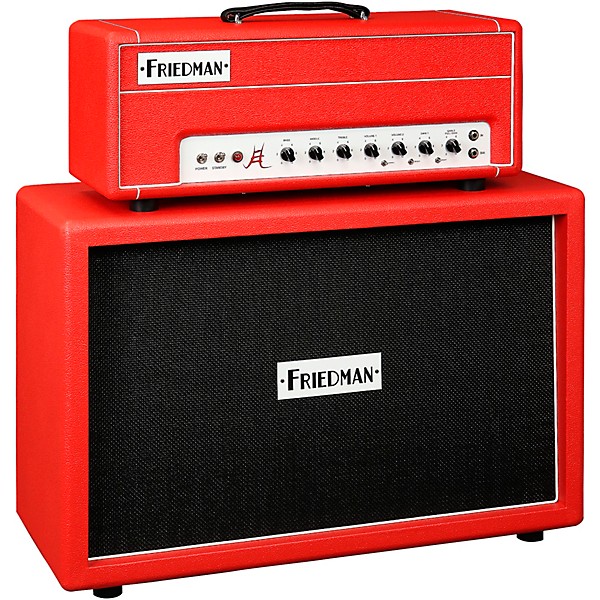 Friedman Jake E Lee Signature 50W Tube Guitar Amp Head and 2X12 Cabinet Stack