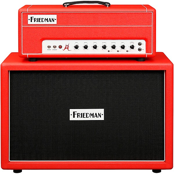 Friedman Jake E Lee Signature 50W Tube Guitar Amp Head and 2X12 Cabinet Stack