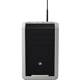 LD Systems ANNY 8 Portable 8" Battery-Powered Speaker With Wireless Headset Mic, Urban Grey