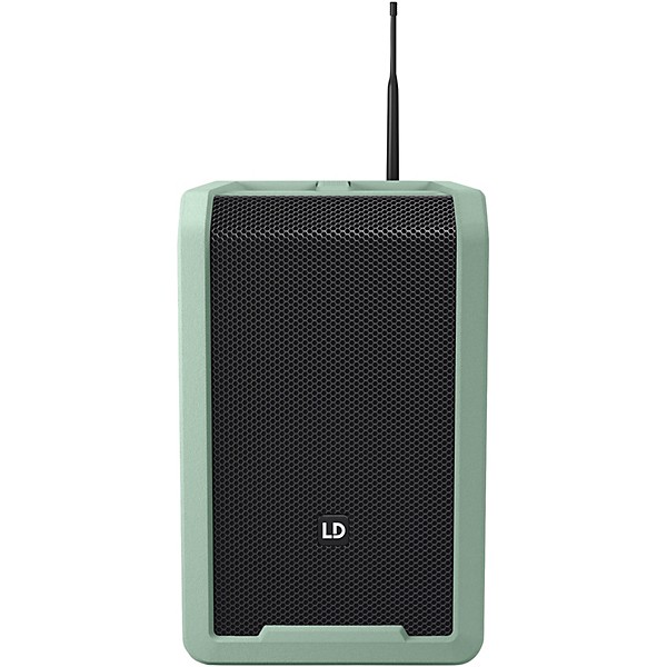 LD Systems ANNY 8 Portable 8" Battery-Powered Speaker With Wireless Headset Mic, Adventure Green