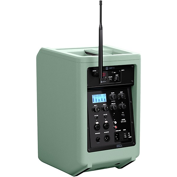 LD Systems ANNY 8 Portable 8" Battery-Powered Speaker With Wireless Headset Mic, Adventure Green