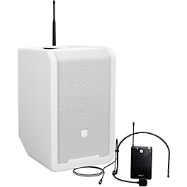 LD Systems ANNY 8 Portable 8" Battery-Powered Speaker With Wireless Headset Mic, Pure White