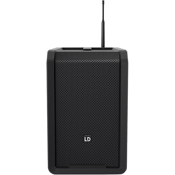 LD Systems ANNY 8 Portable 8" Battery-Powered Speaker With Wireless Headset Mic, Stage Black