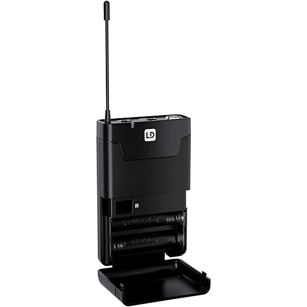 LD Systems ANNY 8 Portable 8" Battery-Powered Speaker With Wireless Headset Mic, Stage Black