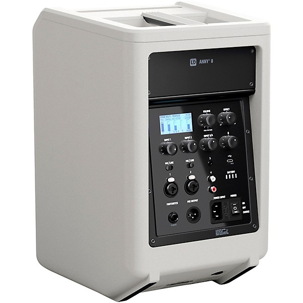 LD Systems ANNY 8 Portable 8" Battery-Powered Speaker, Urban Grey