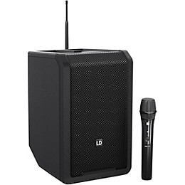 LD Systems ANNY 8 Portable 8" Battery-Powered Speaker With Wireless Handheld Mic, Stage Black