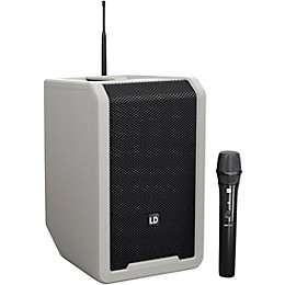 LD Systems ANNY 8 Portable 8" Battery-Powered Speaker With Wireless Handheld Mic, Urban Grey