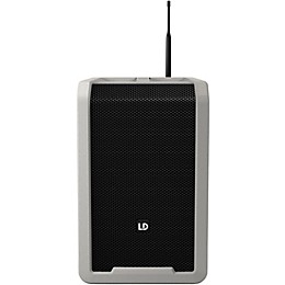 LD Systems ANNY 8 Portable 8" Battery-Powered Speaker With Wireless Handheld Mic, Urban Grey