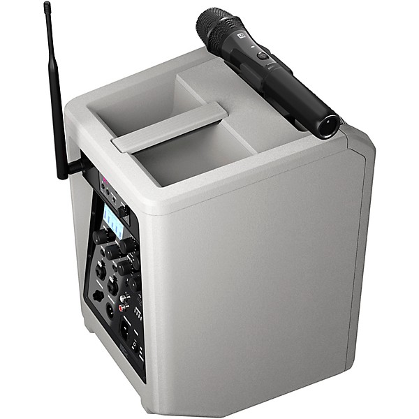 LD Systems ANNY 8 Portable 8" Battery-Powered Speaker With Wireless Handheld Mic, Urban Grey