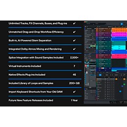 PreSonus STUDIO ONE PRO 7 W 12M PRO+