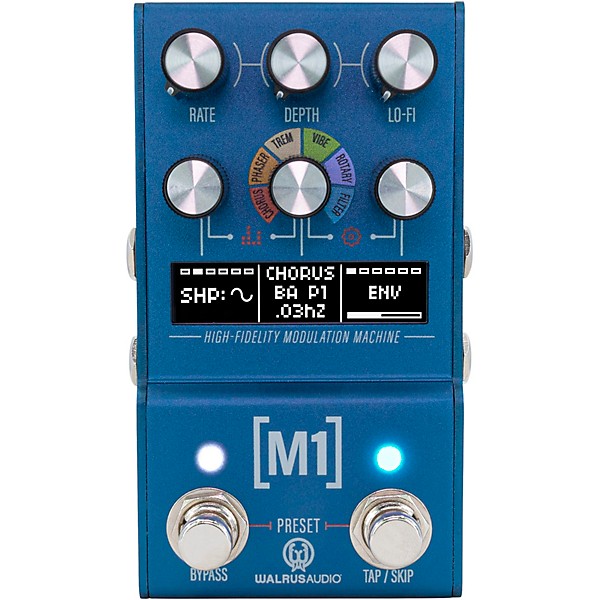 Walrus Audio Mako Series M1 High-Fidelity Modulation Machine MKII Blue