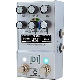 Walrus Audio Mako Series D1 High-Fidelity Delay MKII Silver