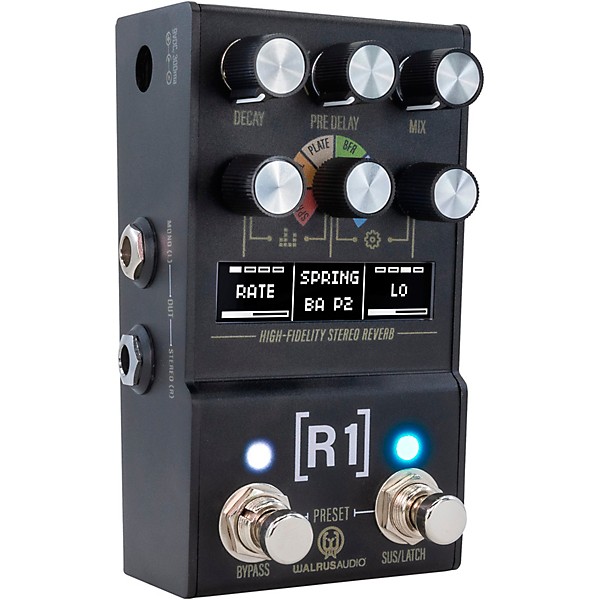 Walrus Audio Mako Series R1 High-Fidelity Reverb MKII Black