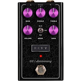 Revv Amplification G3 Anniversary Edition Distortion Effects Pedal Black