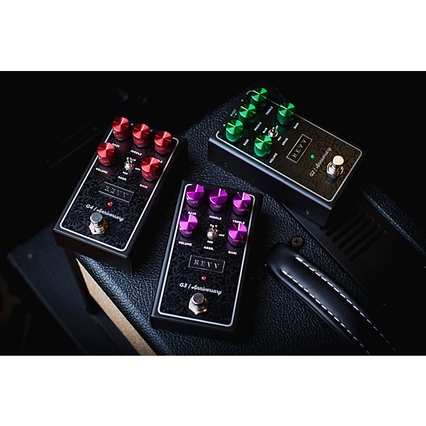 Revv Amplification G3 Anniversary Edition Distortion Effects Pedal Black