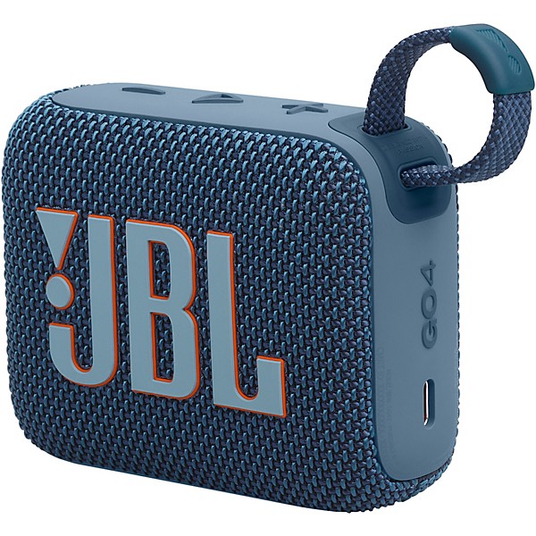 JBL Go 4 Portable Speaker With Bluetooth, Built-in Battery, Waterproof and Dustproof Feature Blue