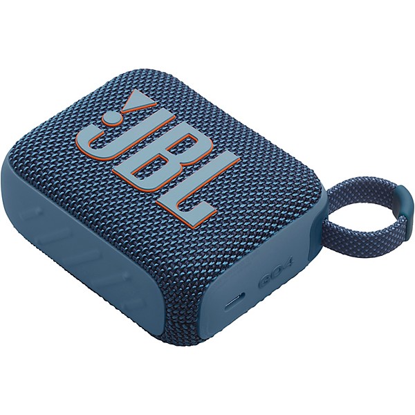 JBL Go 4 Portable Speaker With Bluetooth, Built-in Battery, Waterproof and Dustproof Feature Blue