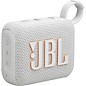 JBL Go 4 Portable Speaker with Bluetooth, build-in battery, waterproof and dustproof feature White thumbnail