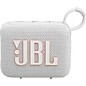 JBL Go 4 Portable Speaker with Bluetooth, build-in battery, waterproof and dustproof feature White