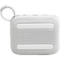 JBL Go 4 Portable Speaker with Bluetooth, build-in battery, waterproof and dustproof feature White