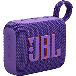 JBL Go 4 Portable Speaker With Bluetooth, Built-in Battery, Waterproof and Dustproof Feature Purple