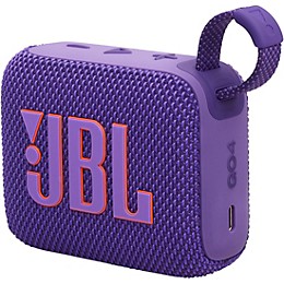 JBL Go 4 Portable Speaker With Bluetooth, Built-in Battery, Waterproof and Dustproof Feature Purple