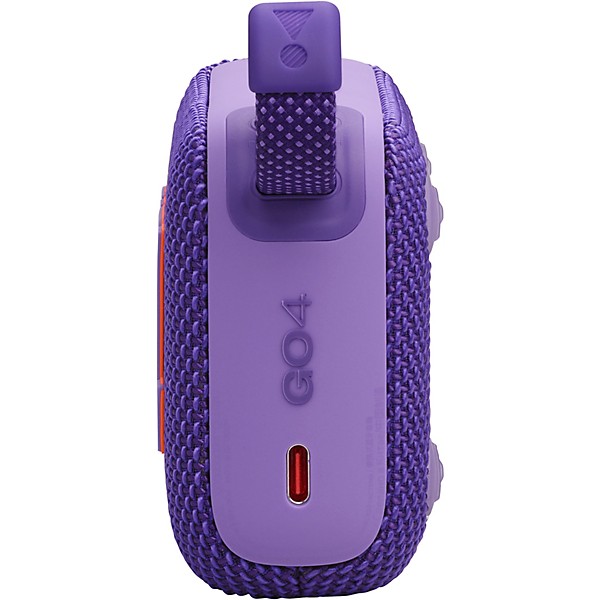 JBL Go 4 Portable Speaker With Bluetooth, Built-in Battery, Waterproof and Dustproof Feature Purple
